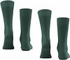 Falke Happy Socks Lot de 2 Vert Foncé Product / Achterkant