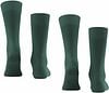 Falke Happy Sokken 2-Pack Donkergroen Product / Achterkant