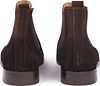 Suitable Chelsea Boot Suède Marron Foncé Product / Achterkant