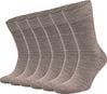 Suitable Merino Sokken Taupe 6-Pack 989620103000-Taupe-2 pack kopen | Suitable