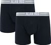Alan Red Boxer Shorts Navy 2Pack 7001-06 Boxer Lasting
