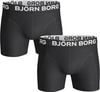 Bjorn Borg Boxers Solid Black 2 Pack 9999-1005
