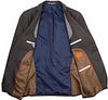 Blazer Suitable Leek Structure Marron