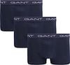 Gant Boxershorts Trunk 3-Pack Donkerblauw 900013003-410 kopen | Suitable