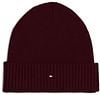 Tommy Hilfiger Knitted Beanie Bordeaux AM0AM12796-VLP order online | Suitable