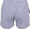 R2 Amsterdam Swimshort Print Blue Product / Achterkant