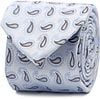 Suitable Tie Silk Paisley Light Blue Product / Detail