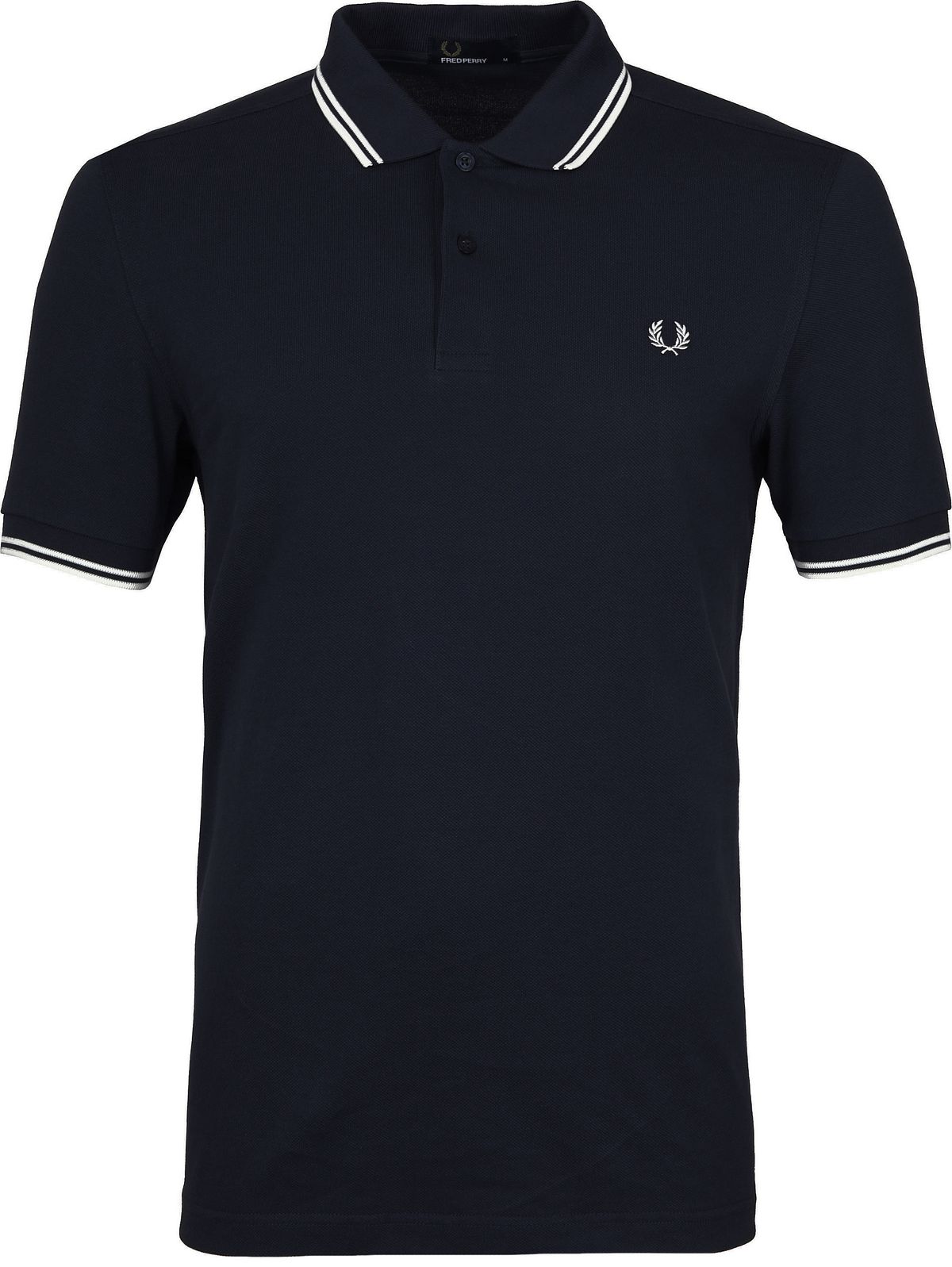 Fred Perry Polo Shirt Navy White M3600-238 Navy