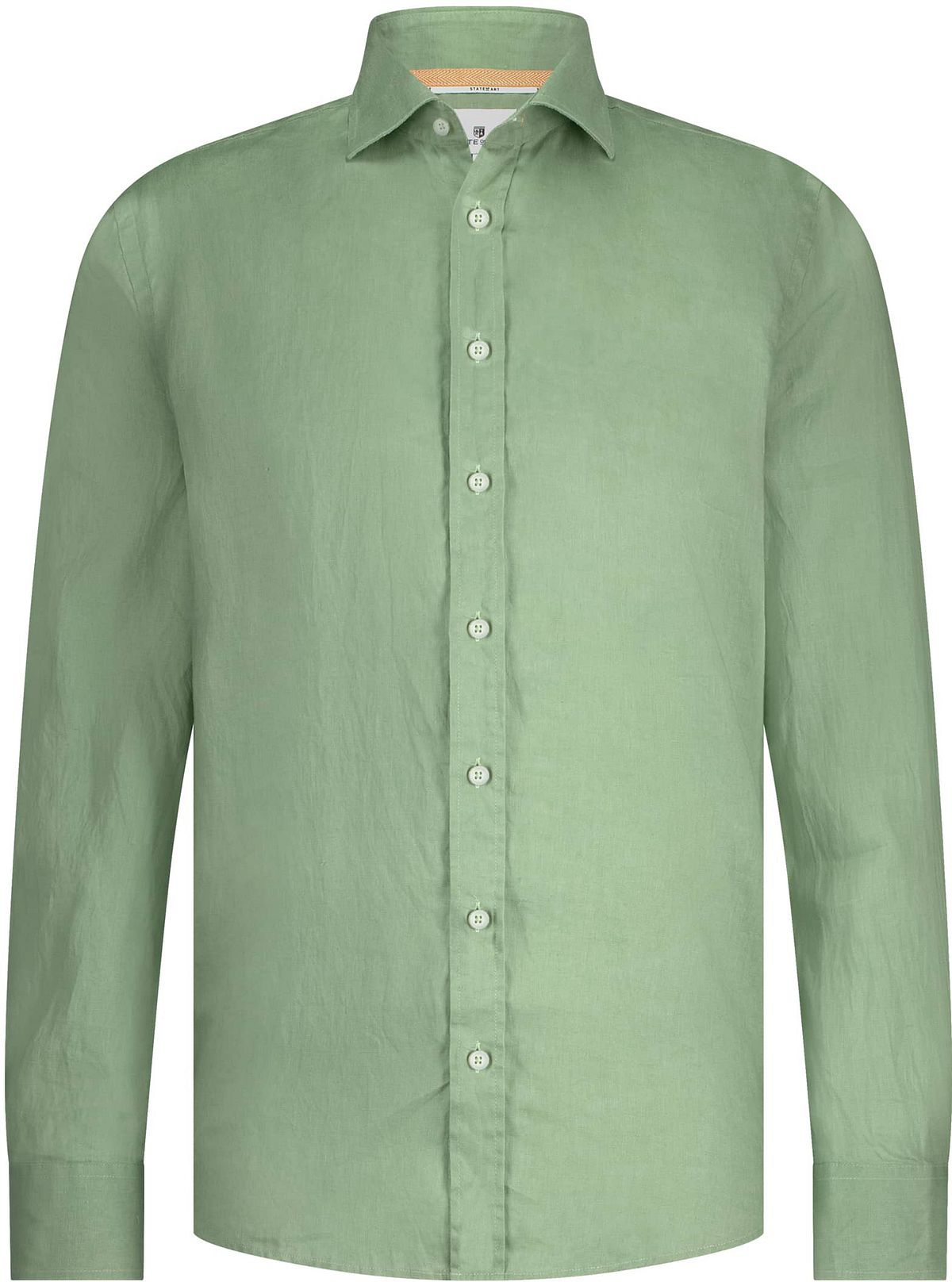 シャツ GREEN AND MULTICOLOR LINEN SHIRT State Of Art Shirt Linen Green 21115342-3600 order online