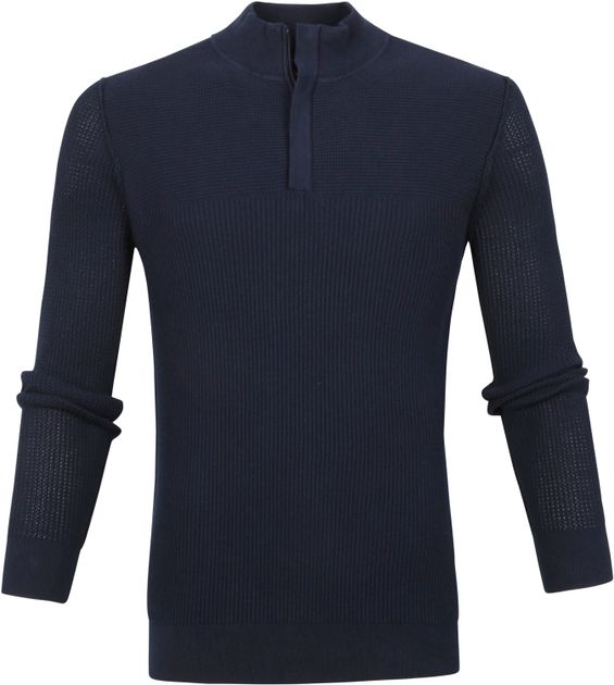 Suitable George Pullover Half Zip Navy SPE21305GE26ST-290 or