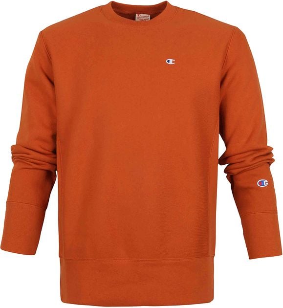 Champion sweater hotsell brown neck