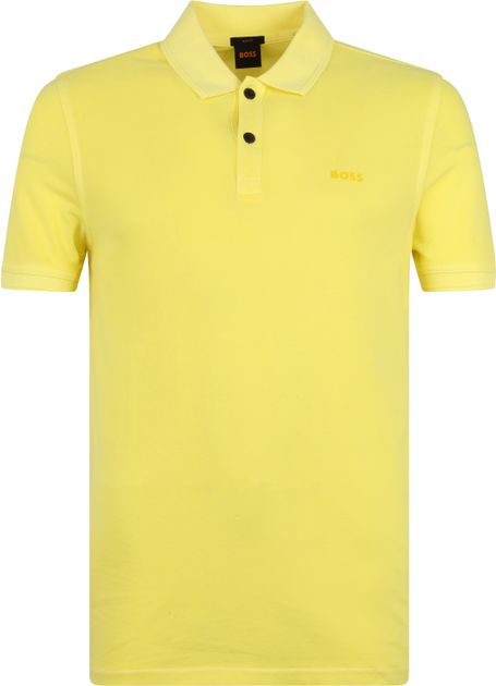 hugo boss yellow polo shirt