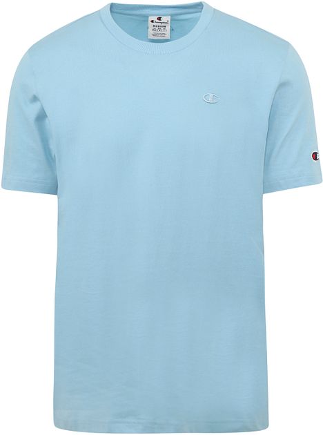 Champion shirt sales light blue