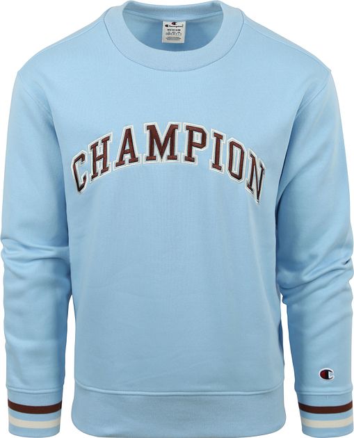 Champion sweater light blue online best sale