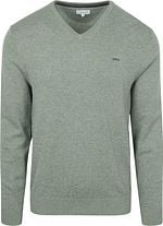 McGregor Pullover V-Ausschnitt Hellgrün