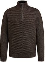 Vanguard Halfzip Pullover Braun