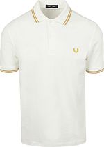 美品　FRED PERRY Lace Polo Shirt(10) Lace Overlay Polo Shirt - Snow White | Women's Polo Shirts