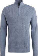 Vanguard Pullover halber Reißverschluss strukturiert Blau