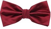 Suitable Satin Bow Tie Bordeaux
