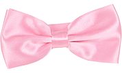 Suitable Satin Bow Tie Pink
