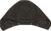 Barbour Waxed Storm Hood Olive Green
