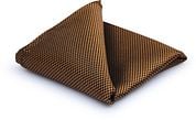 Suitable Silk Pocket Square Cognac