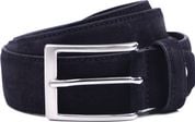 Suitable Belt Suede Leather Navy