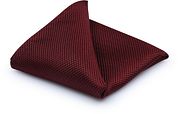 Suitable Silk Pocket Square Bordeaux