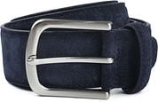 Suitable Belt Suede Leather Navy