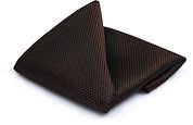 Suitable Silk Pocket Square Brown