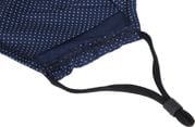 Suitable Washable Mouth Mask Dots Navy