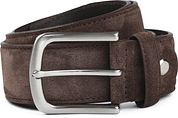 Suitable Belt Suede Leather Brown