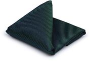 Suitable Silk Pocket Square Dark Green