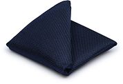 Suitable Silk Pocket Square Navy