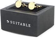Cufflinks Round Gold