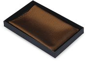 Suitable Silk Pocket Square Cognac