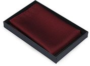 Suitable Silk Pocket Square Bordeaux