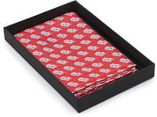 Suitable Silk Necktie Red Print