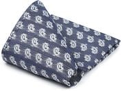Suitable Silk Necktie Blue Print