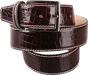 Leren Belt Croco Brown G70