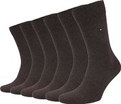 Tommy Hilfiger 6-Pack Sokken Brown