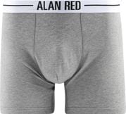 Alan Red Boxer Grau Schwarz 2-Pack
