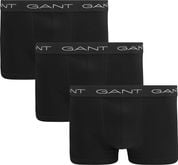 Gant Boxershorts Trunk 3-Pack Zwart