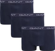 Gant Boxershorts Trunk 3-Pack Donkerblauw