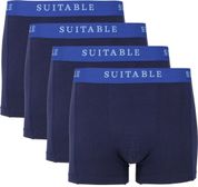 Suitable Bamboe Boxershorts 4-Pack Navy