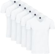 Suitable Vitasu T-Shirt V-Hals Wit 6-Pack