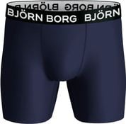 Björn Borg Performance Boxershorts 3-Pack Blauw Zwart 