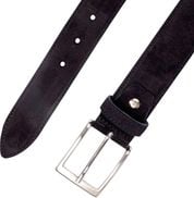 Suitable Belt Suede Leather Navy