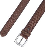 Suitable Belt Structure Leather Brown