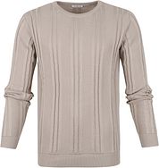 KnowledgeCotton Apparel Pullover Light Grey